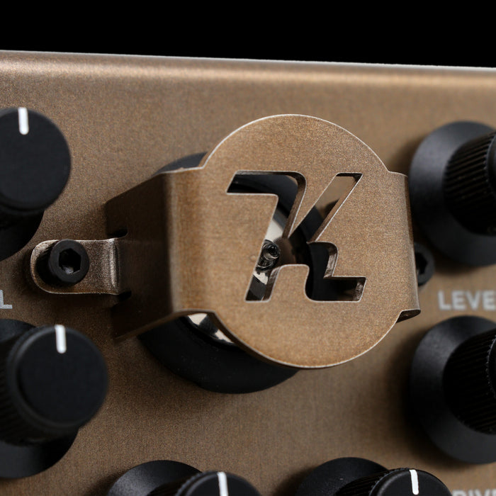 Keeley Tube Drive 1987 JAN 12AT7WC Limited Edition Dual Overdrive Pedal Shroud Detail