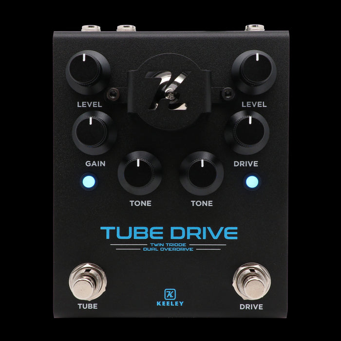 Keeley Tube Drive Twin Triode Dual Overdrive Pedal Front 