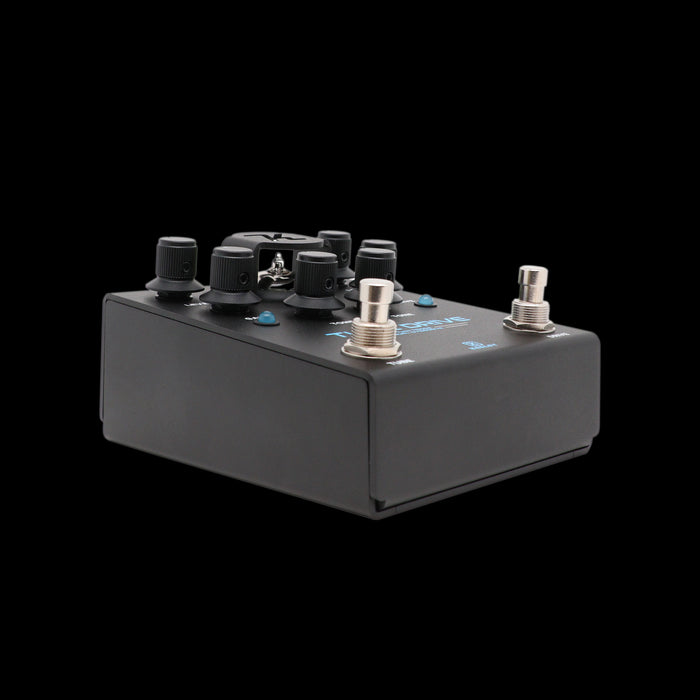 Keeley Tube Drive Twin Triode Dual Overdrive Pedal Angle Right