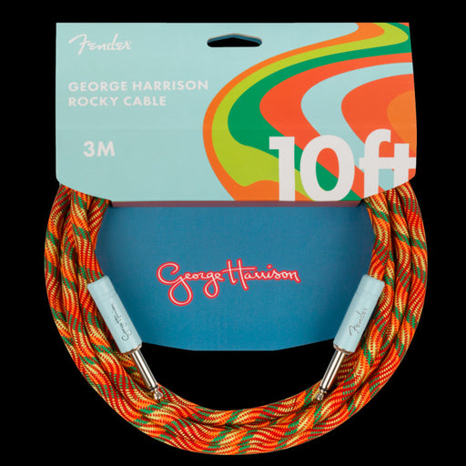 Fender George Harrison Rocky Instrument Cable 10' Cable Front Package