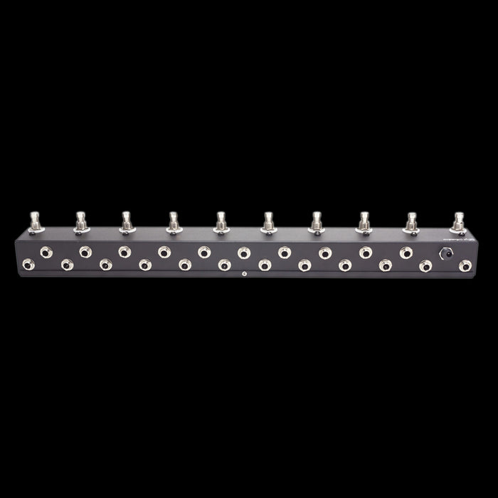 Loop Switchers 10 Channel True Bypass Switch Handwired Pedal Top