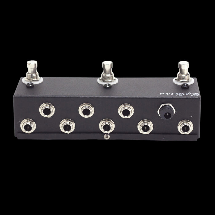 Loop Switchers 3 Channel True Bypass Switch Handwired Pedal Top