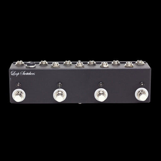 Loop Switchers 4 Channel True Bypass Switch Handwired Pedal Front 