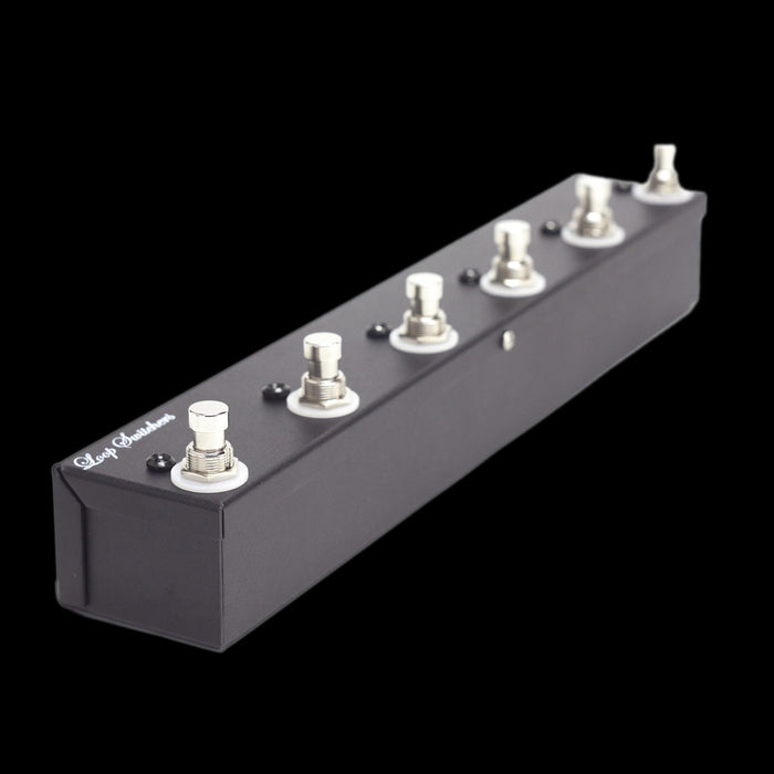 Loop Switchers 6 Channel True Bypass Switch Handwired Pedal Angle Bottom