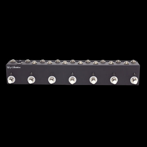Loop Switchers 7 Channel True Bypass Switch Handwired Pedal Front 