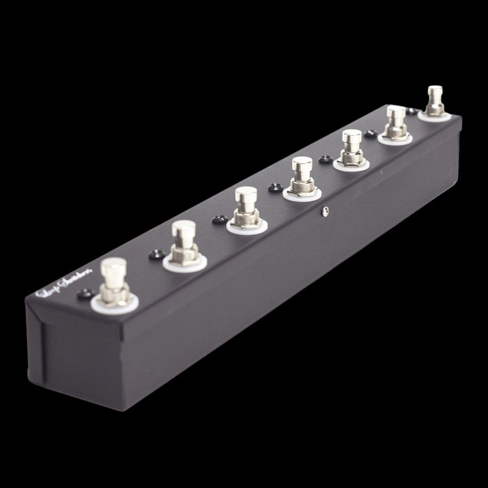 Loop Switchers 7 Channel True Bypass Switch Handwired Pedal Angle Bottom