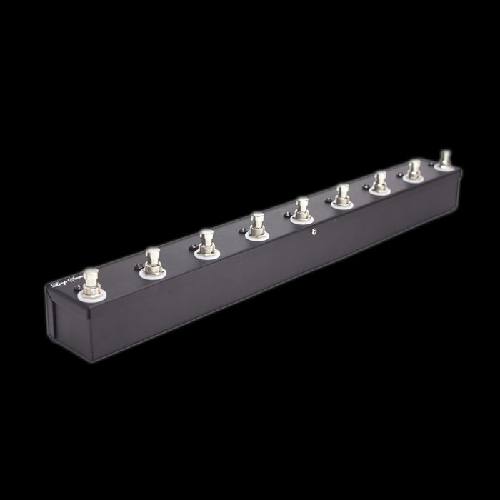 Loop Switchers 9 Channel True Bypass Switch Handwired Pedal Angle Bottom