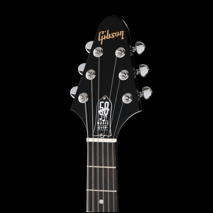 Gibson Les Paul Music City Special 50th Anniversary Ebony Headstock