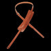 Levy's M25-BRN 5/8" Wide Brown Veg-Tan Leather Guitar Strap