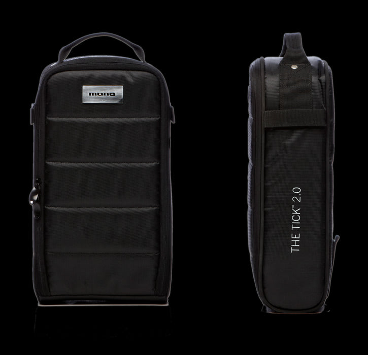 Mono Tick 2.0 Accessory Case (Jet Black) M80-TICK-V2-BLK Gig Bag Front 