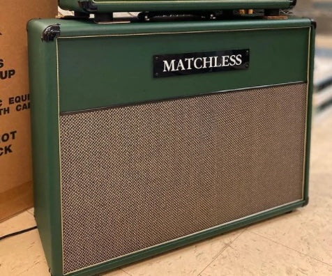 Matchless ESD212 2x12 Speaker Cabinet Green/Green/Gold **SPECIAL ORDER ...