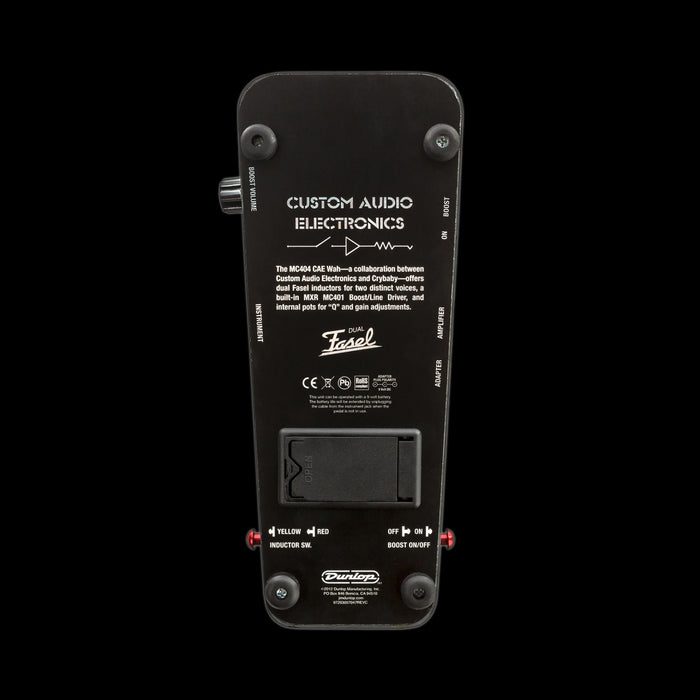Dunlop MC404 CAE Wah Pedal Bottom