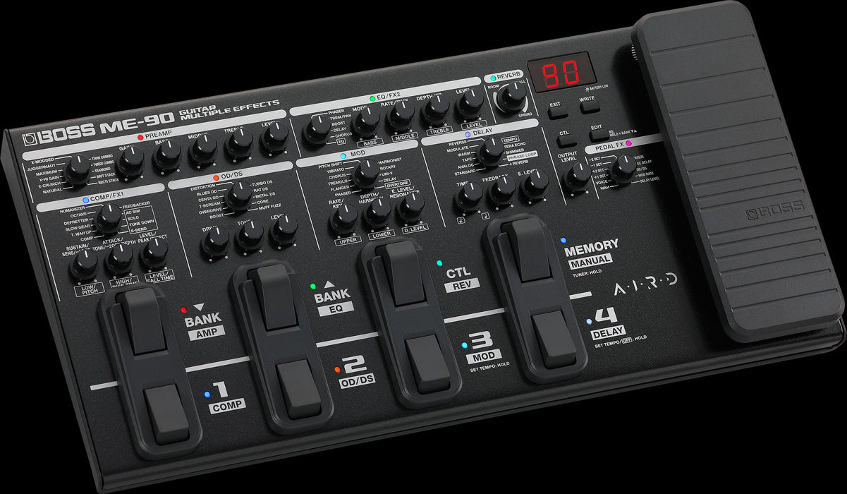 new boss multi effects pedal Boss ME-90 Multi Multiple Effect Guitar Pedal Board — Truetone Music