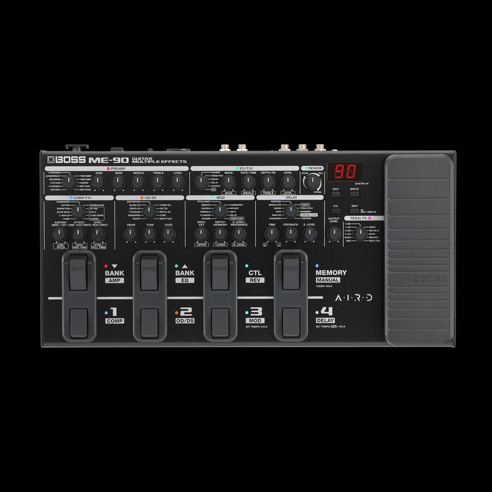 boss pedal amp Boss ME-90 Multi Multiple Effect Guitar Pedal Board — Truetone Music