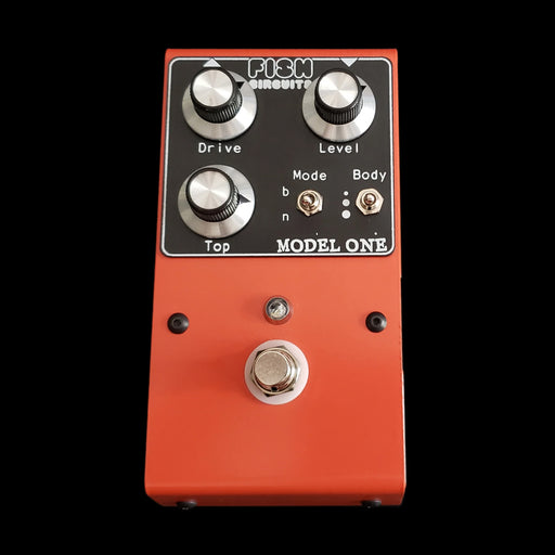 Fish Circuits Model One Overdrive Pedal Front