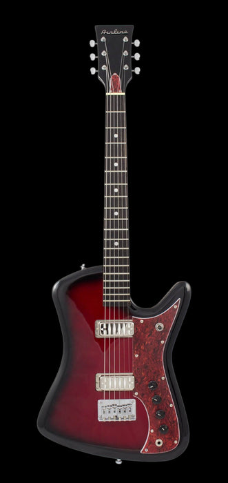 Eastwood Airline Bighorn Electric Guitar - Redburst
