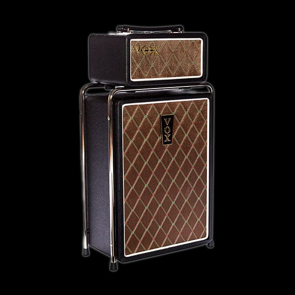 Vox Mini Superbeetle Guitar Amplifier Head and Cabinet - MSB25 Front Angle