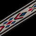 Levy's MSSN80-MLT 2" Wide Multi Color Woven Guitar Strap Detail