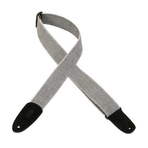 Levy's MT8-WHT 2" Wide White Tweed Guitar Strap