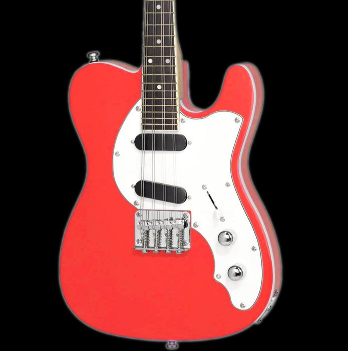 Eastwood Limited Edition 8 String Mandocaster Electric Mandolin Fiesta Red
