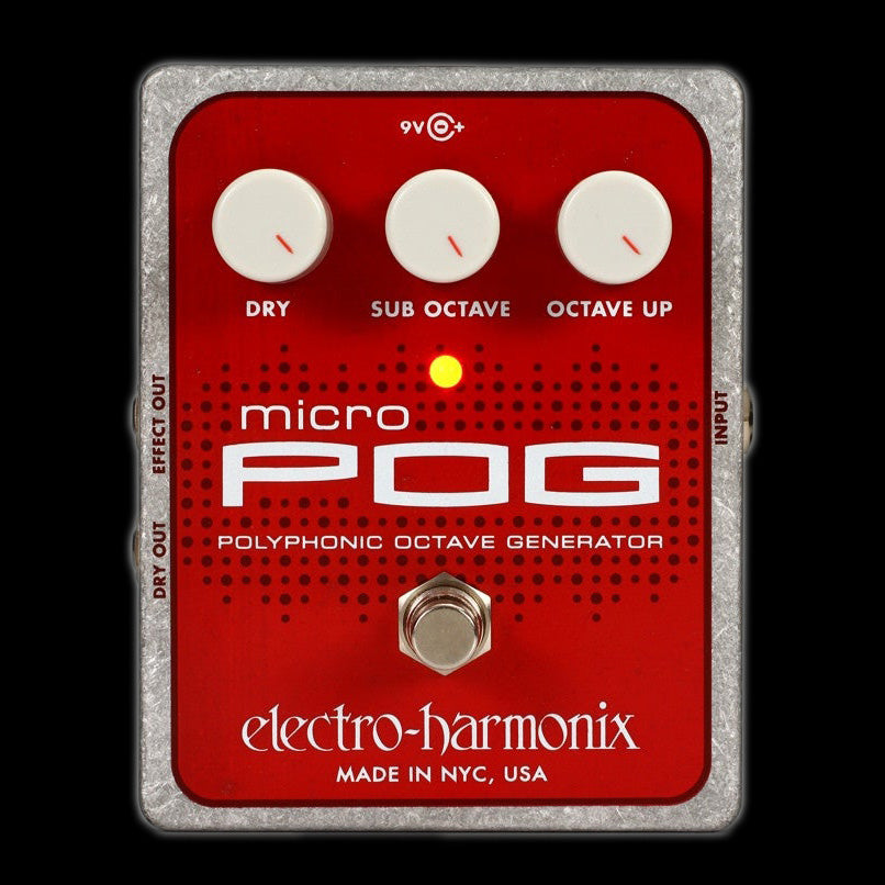 Electro-Harmonix Micro POG Polyphonic Octave Generator Pedal  