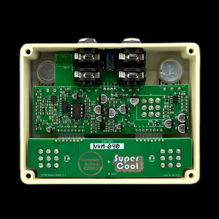 Supercool Smoking In The Boys Room Distortion Pedal Back