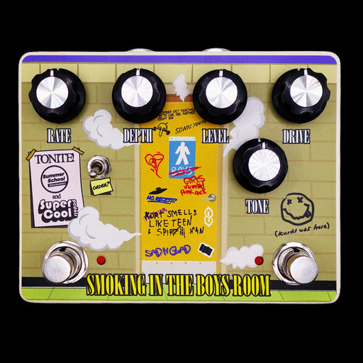 Supercool Smoking In The Boys Room Distortion Pedal Front 
