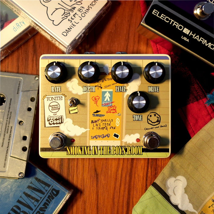 Supercool Smoking In The Boys Room Distortion Pedal Background