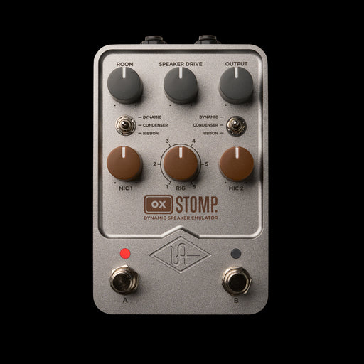 universal audio guitar pedal Universal Audio UAFX OX Stomp Dynamic Speaker Emulator Pedal — Truetone Music