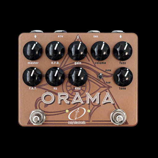 Crazy Tube Circuits Orama Fuzz Pedal Front 