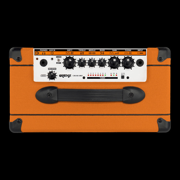 Orange Crush 20RT - 20-watt 1x8" Guitar Amplifier Combo - Orange Top Panel