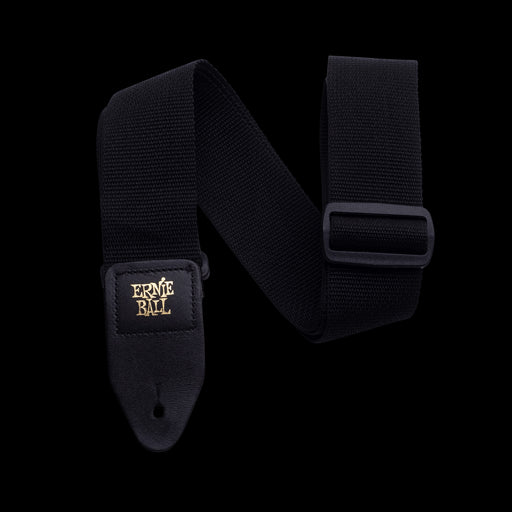 Ernie Ball Guitar Strap 4037 Black Polypro Front