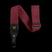 Ernie Ball Polypro Acoustic Guitar Strap - Burgundy - P05367 Front