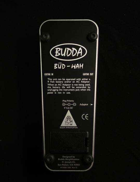 Used Budda Bud Wah Pedal Bottom