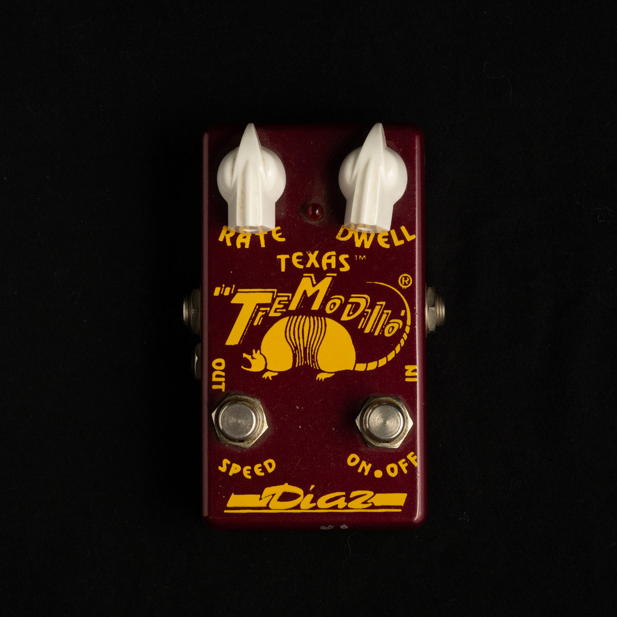 Vintage 1997 Diaz Texas Tremodillo Tremolo Pedal Signed by Cesar Diaz! — Truetone Music