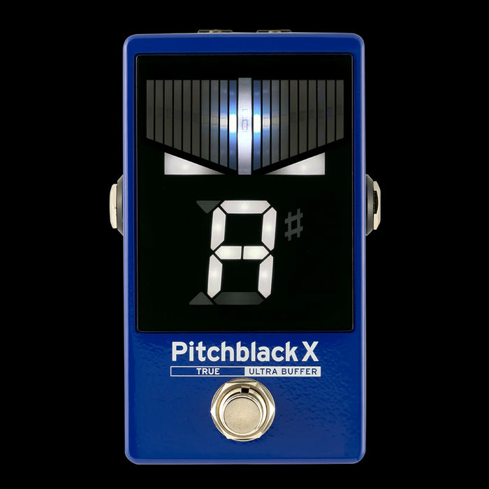 Korg Limited Edition Pitchblack X Blue Tuner - PBXBL Front