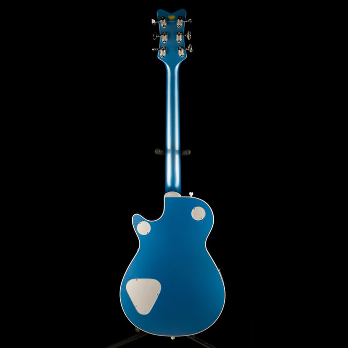 Gretsch Custom Shop Masterbuilt G6134CST Baritone Penguin NOS Lake Placid Blue Back
