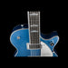 Gretsch Custom Shop Masterbuilt G6134CST Baritone Penguin NOS Lake Placid Blue Fingerboard Detail