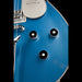 Gretsch Custom Shop Masterbuilt G6134CST Baritone Penguin NOS Lake Placid Blue Closeup Controls