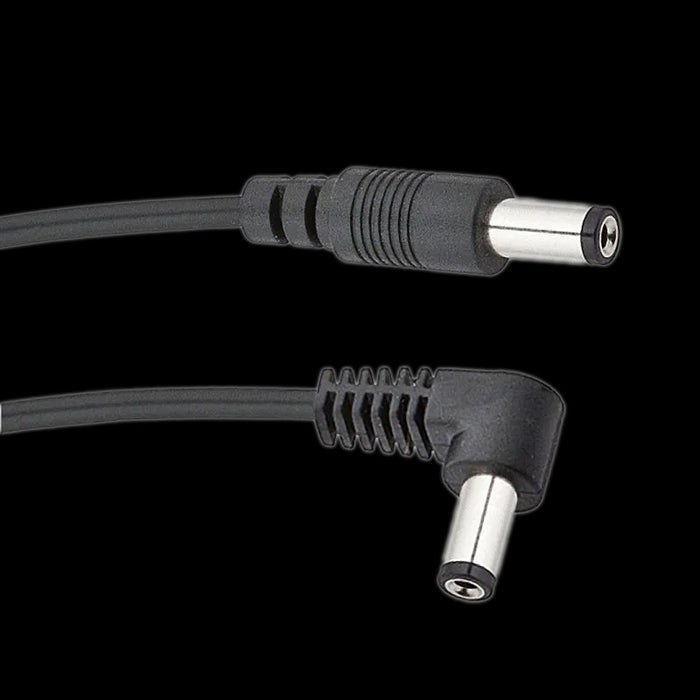 Voodoo Lab PPBAR-RS 2.1mm straight & right-angle: 18" Power Cable Front