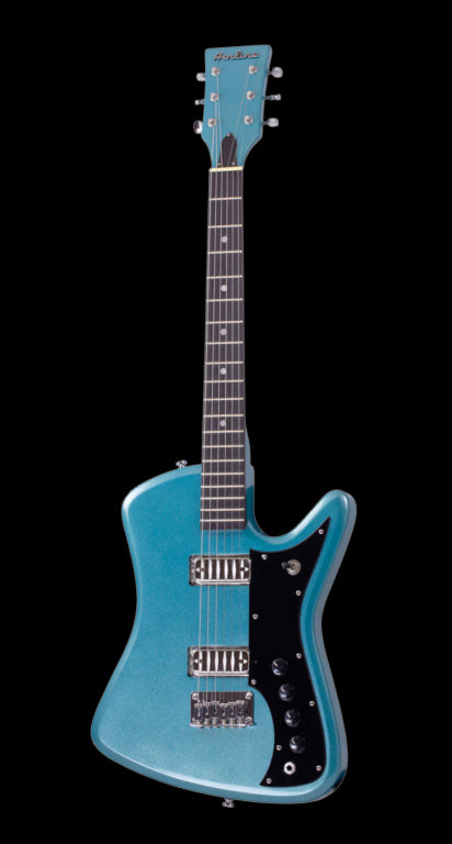 Eastwood Airline Bighorn Electric Guitar - Metallic Blue