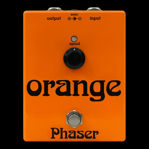 Orange Phaser Guitar Effect Pedal Front