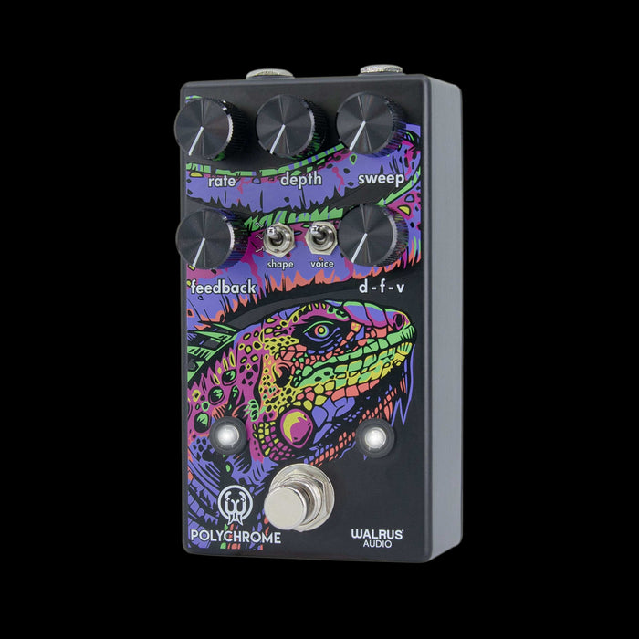 Walrus Audio Polychrome Analog Flanger Guitar Effect Pedal Left