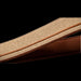 Taylor Vegan Leather Strap Tan with Natural Textile 2.5" Embossed Logo Texture