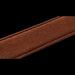 Taylor Vegan Leather Strap Tan with Natural Textile 2.5" Embossed Logo Detail Leather