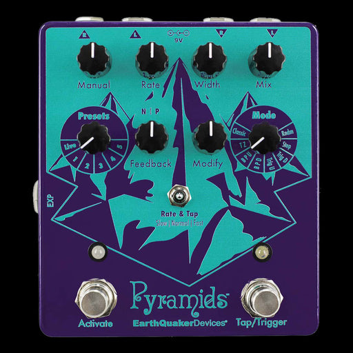EarthQuaker Devices Pyramids Stereo Flanger Guitar Pedal