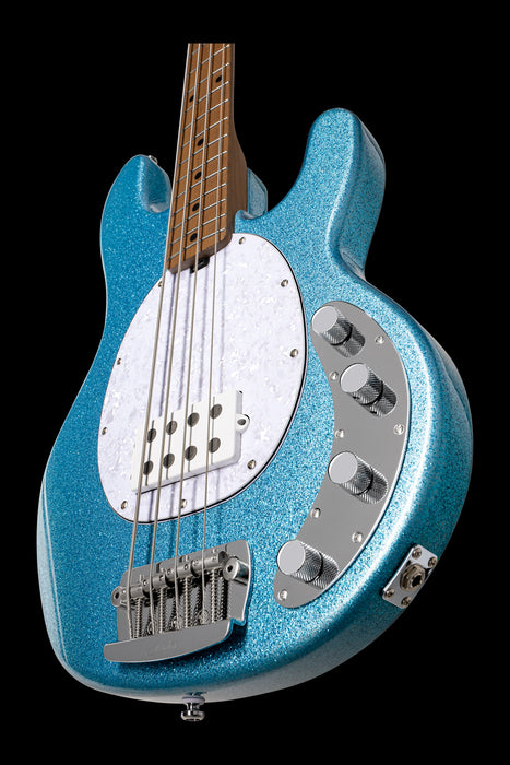 Sterling by Music Man StingRay34 Bass Blue Sparkle With Gig Bag