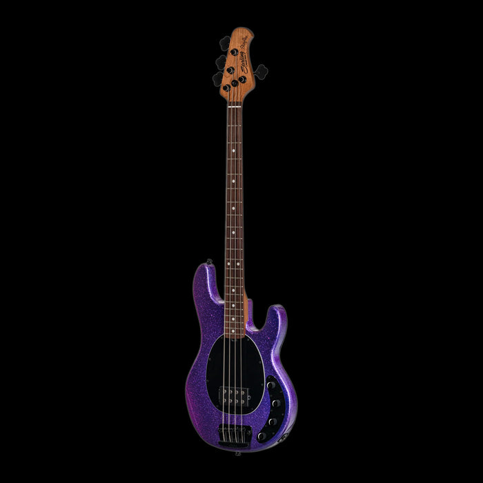 Sterling by Music Man StingRay RAY34 Purple Sparkle Angle Right