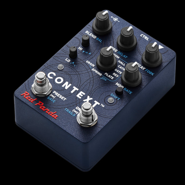 Red Panda Context V2 Reverb Guitar Effect Pedal Right