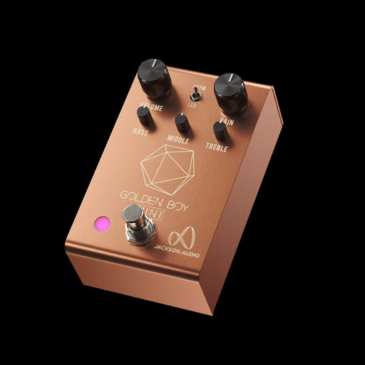 Jackson Audio Limited Edition Rose Gold Golden Boy Mini Overdrive Pedal